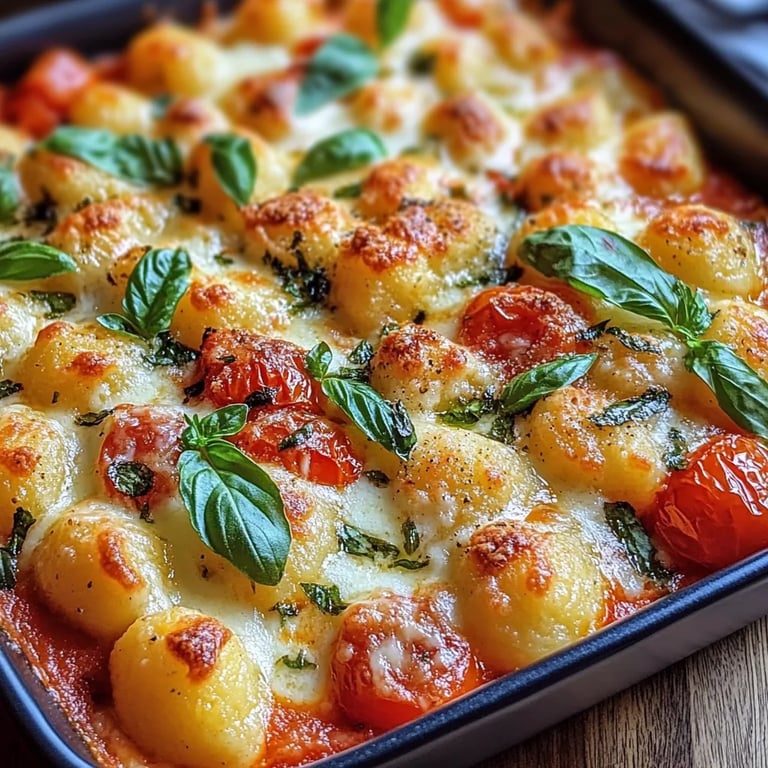 Einfacher Gnocchi-Tomaten-Auflauf