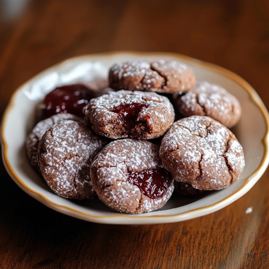 Marmeladen Küsschen vom Blech