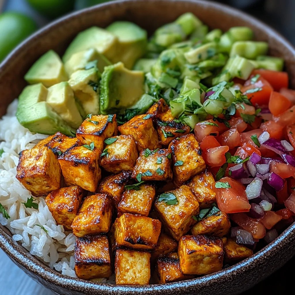 Würzige gebackene Tofu-Burrito-Schale: Ein Unglaubliches Ultimatives Rezept für 4 Personen