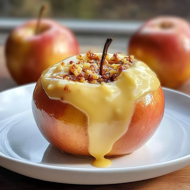 Bratapfel mit Marzipan-Nuss-Füllung
