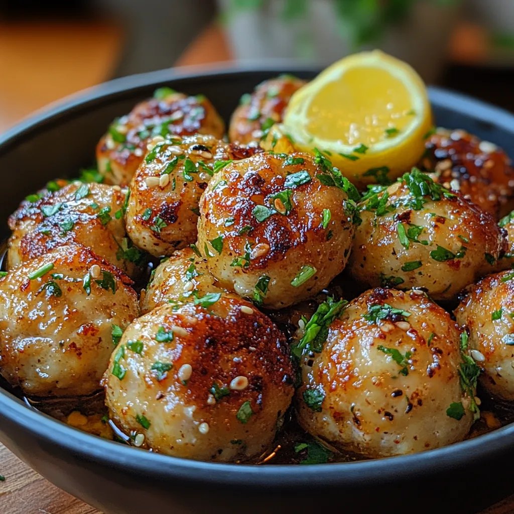 Herzhafte griechische Hähnchenfleischbällchen: Ein Unglaubliches Ultimatives Rezept