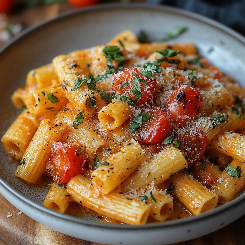 <p>Einfache Kirschtomaten-Pasta: Ein Unglaubliches Ultimatives Rezept für 4 Portionen</p>