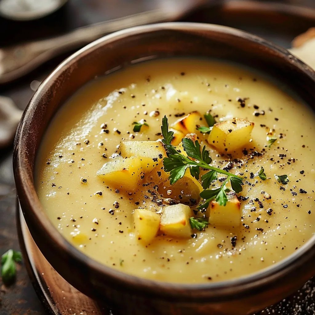 Gemütliche Kartoffel-Lauch-Suppe