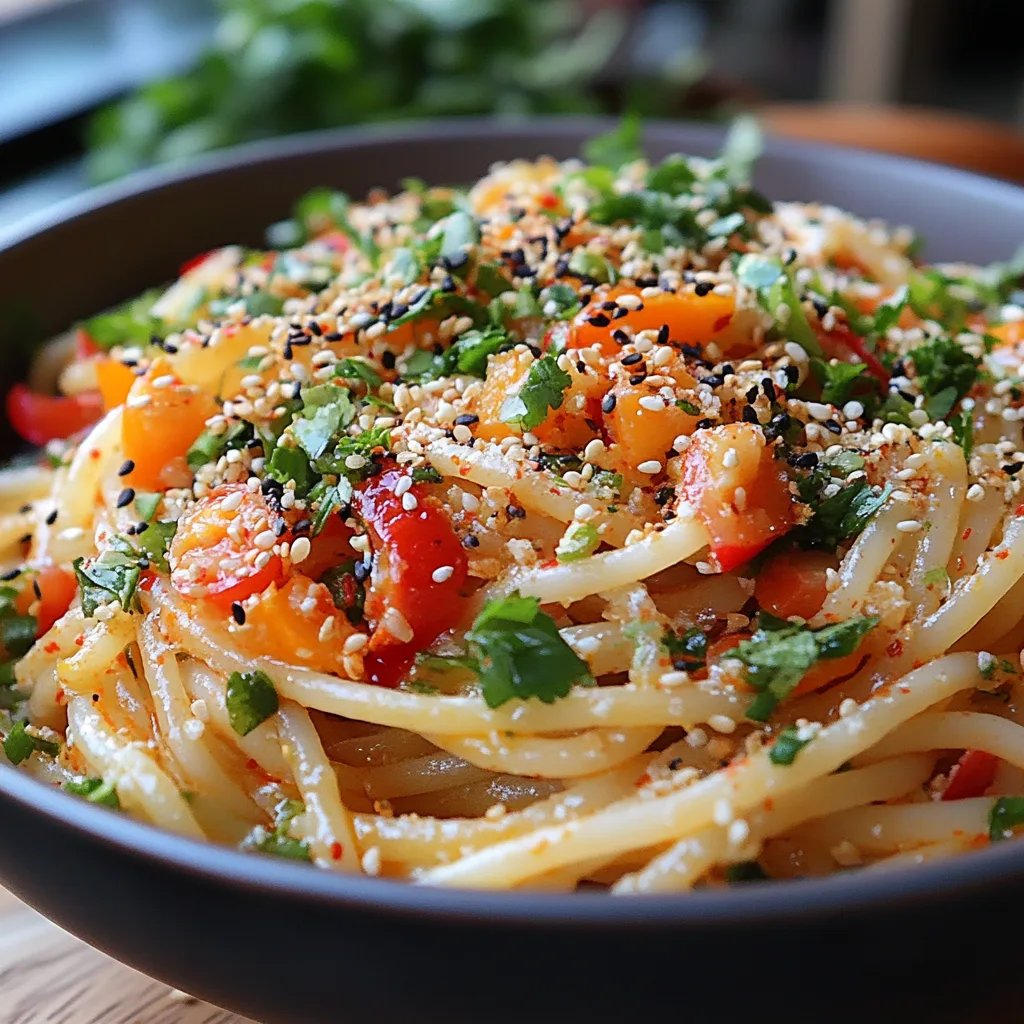 Würziger thailändischer Spaghetti-Salat: Ein Unglaubliches Ultimatives Rezept für 5 Personen