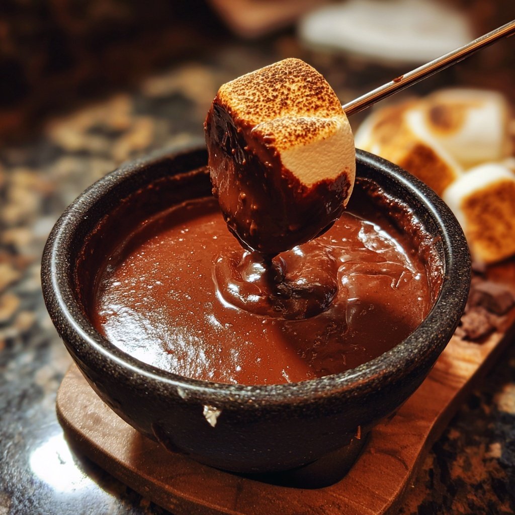 Süße Träume Schokoladen Fondue