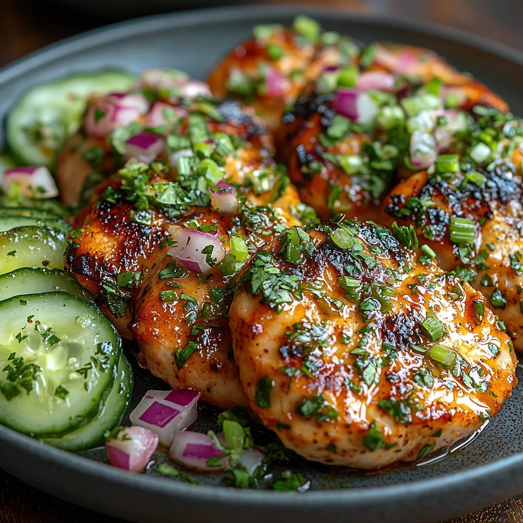 Würziges Huhn mit cremigem Gurkensalat: Ein Unglaubliches Ultimatives Rezept