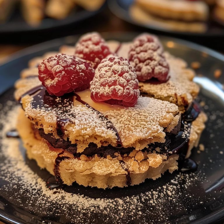 Leckere Streuselplätzchen mit Marmeladenfüllung