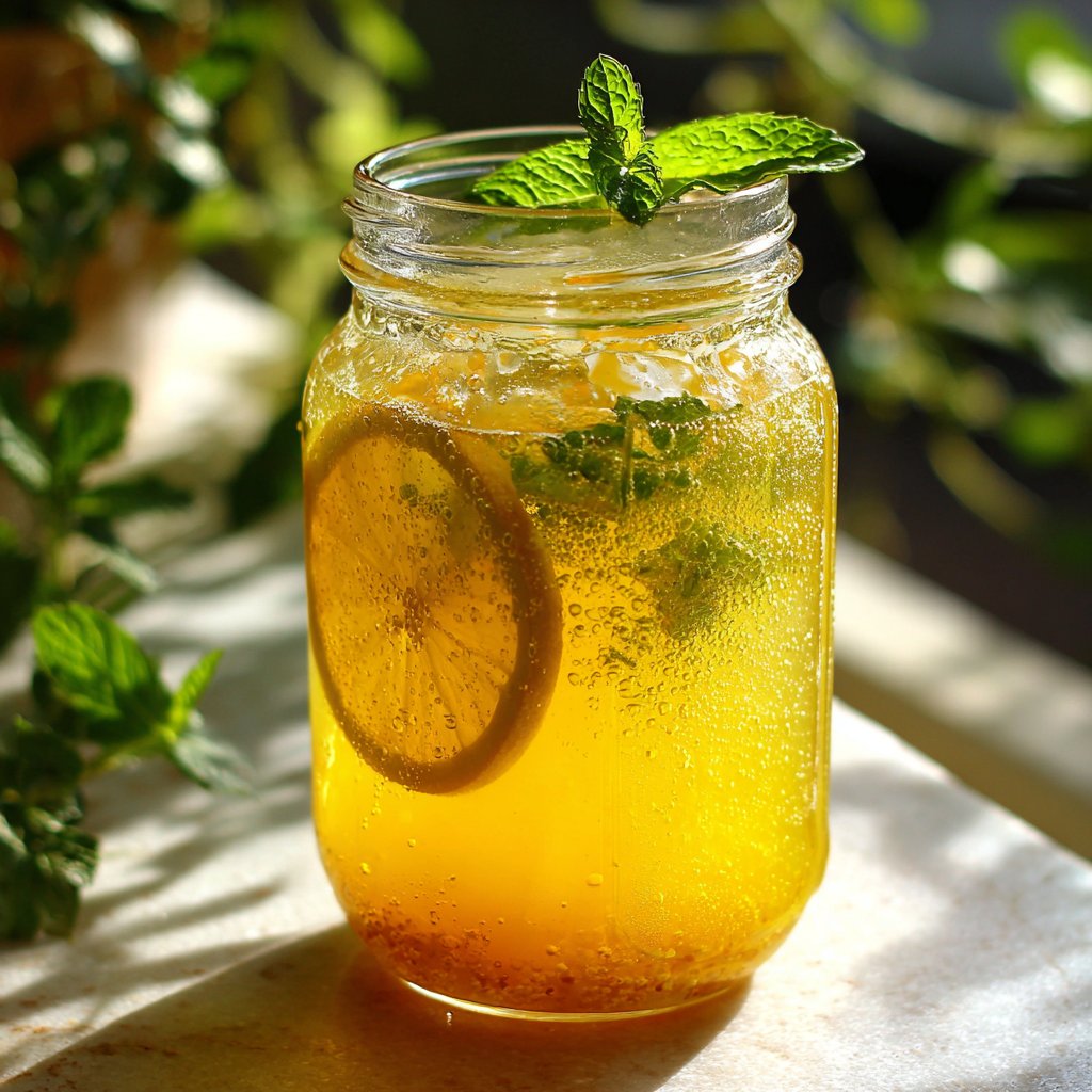 Zingy Ginger Turmeric Lemonade