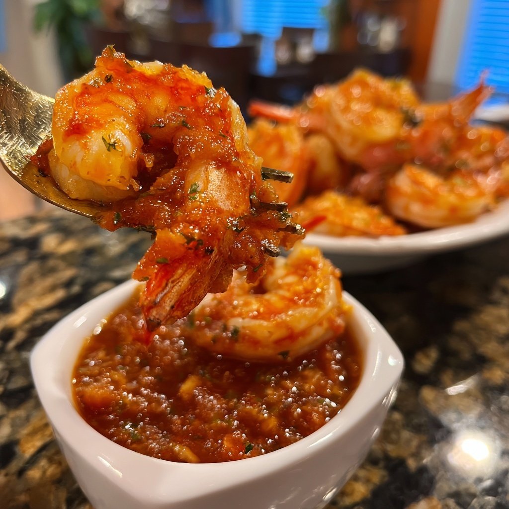 Garnelen Cocktail mit würziger Soße