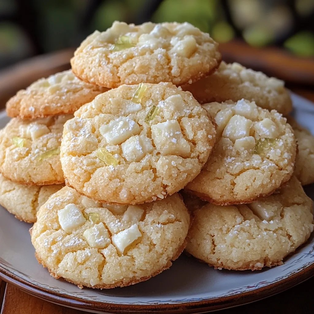 Kokosnuss-Limetten-Crinkle-Kekse: Unglaublich einfaches Rezept mit 5 Zutaten