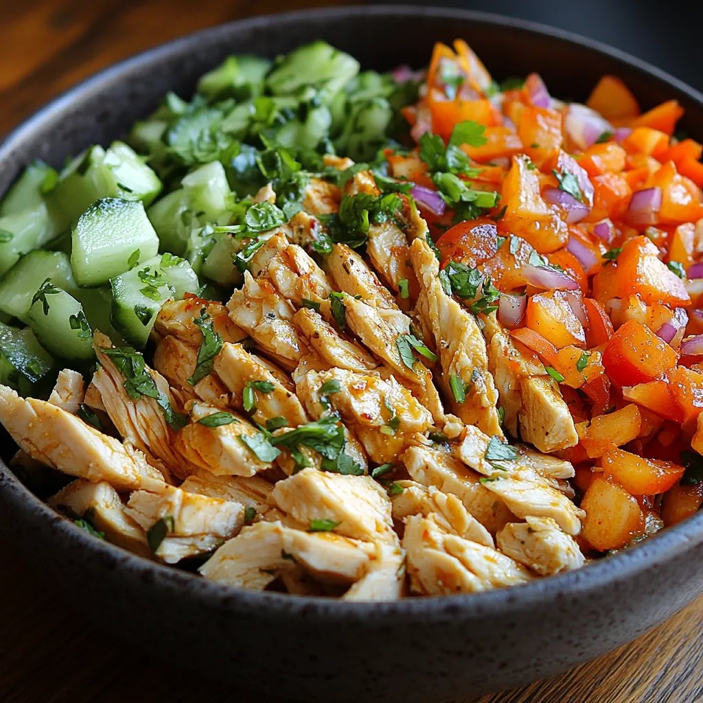 Gehackter thailändisch inspirierter Hähnchensalat: Ein Unglaublich Ultimatives Rezept für 4 Personen