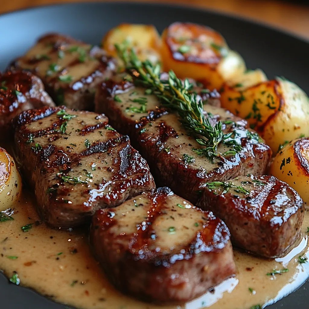 Steak mit Knoblauchsauce: Ein Unglaubliches Ultimatives Rezept für 4 Personen