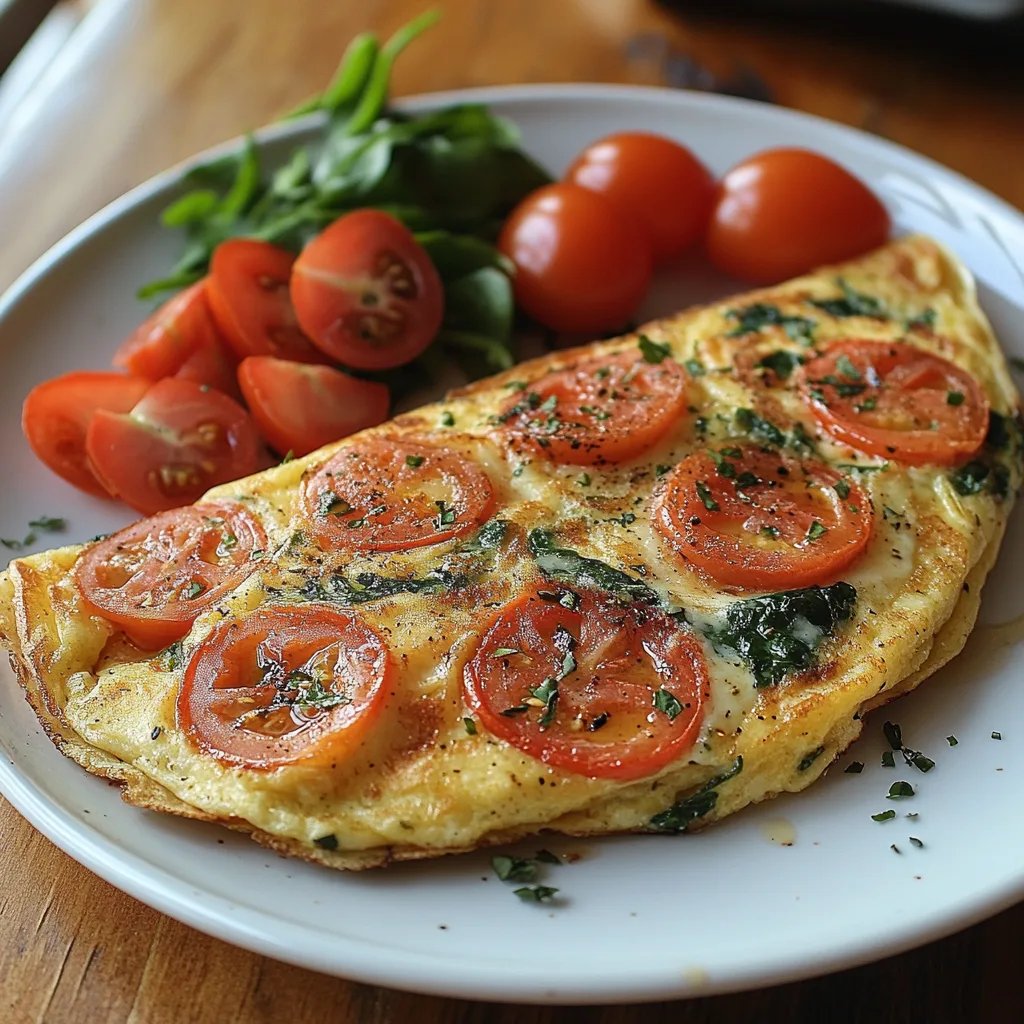 Spinat-Käse-Omelett: Ein Unglaubliches Ultimatives Rezept für 4 Personen