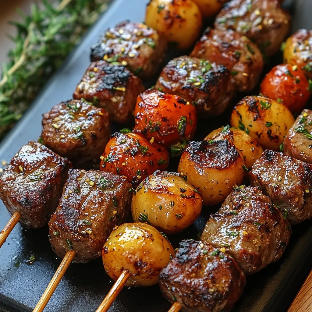 Rosmarin-Knoblauch-Steakspieße: Ein Unglaubliches Ultimatives Rezept
