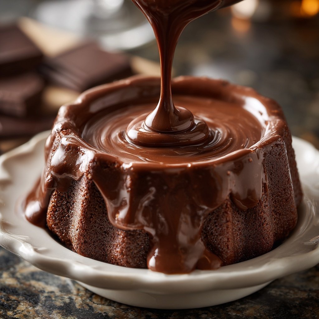 Rosa Schokoladen Fondue Leidenschaft