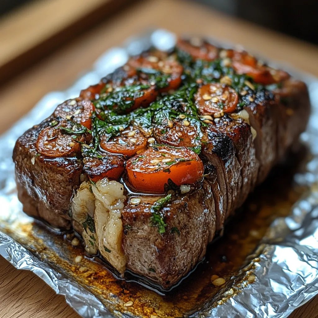 Italienisches gefülltes Flanksteak: Ein Unglaubliches Ultimatives Rezept für 5 Sterne