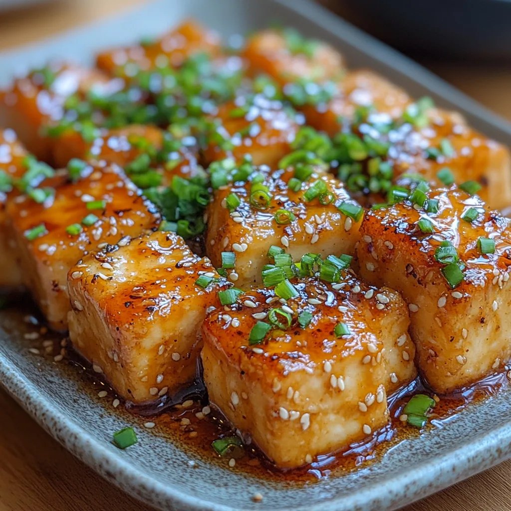Knuspriger Honig-Knoblauch-Tofu: Ein Unglaublich Ultimatives Rezept für 4 Personen