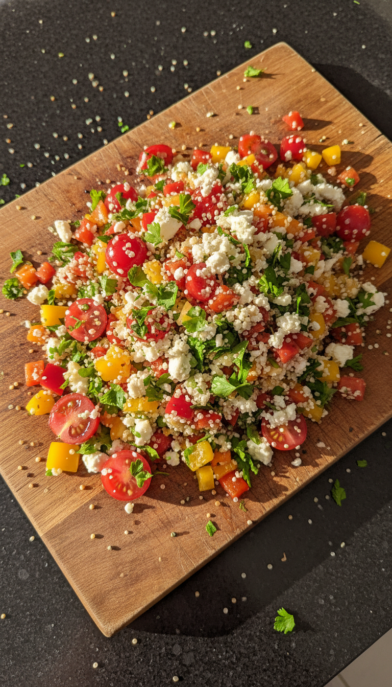 Schnelle Quinoa Salat Methode