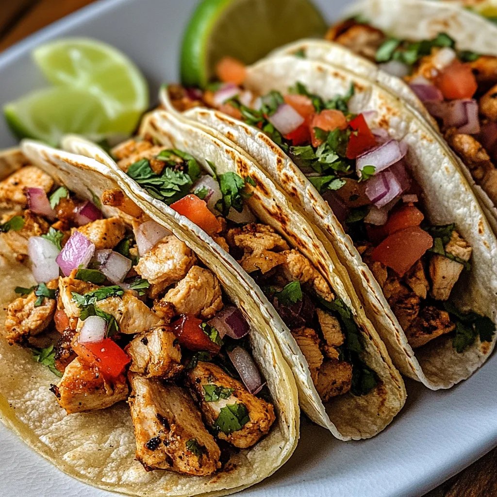 Chicken Street Tacos: Ein Unglaublich Essenzielles Rezept für Taco-Liebhaber