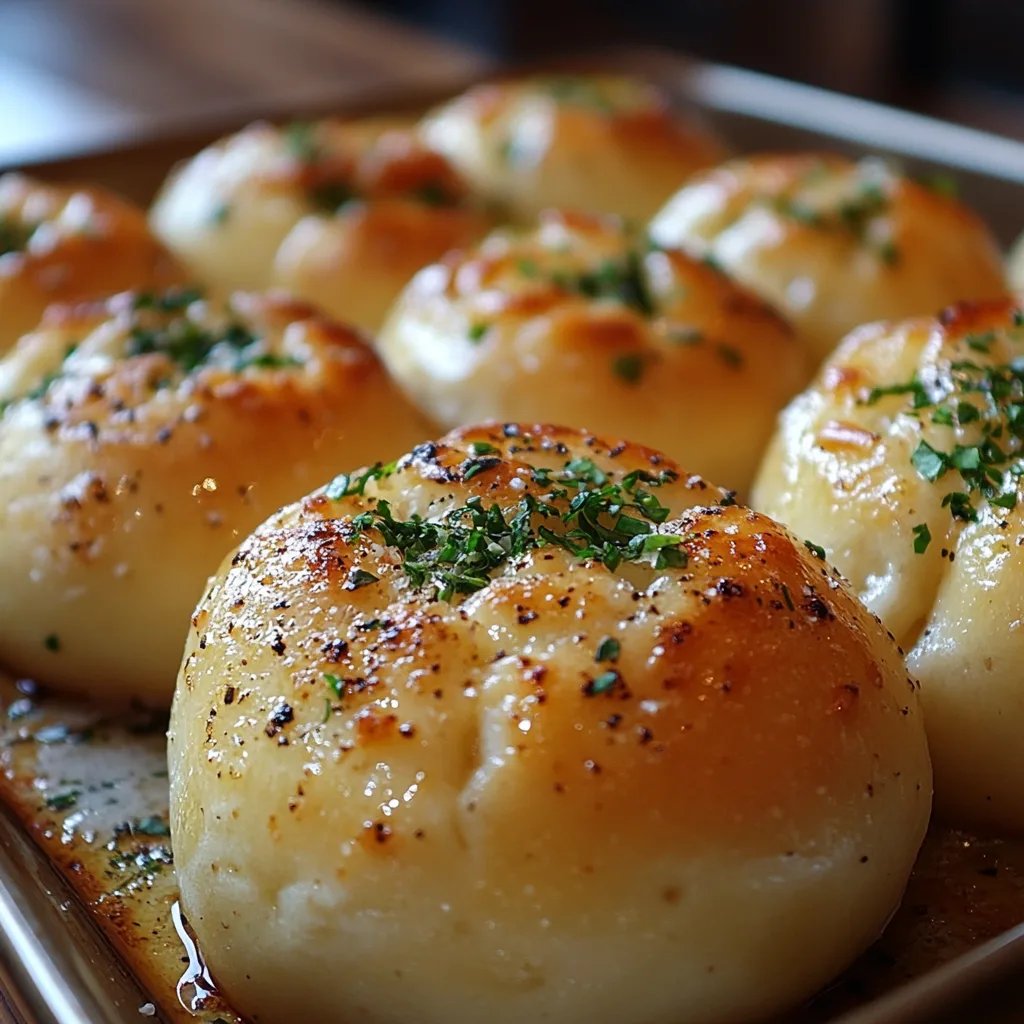 Knoblauch-Butter-Dinner-Brötchen: Unglaublich Ultimatives Rezept für 10 Portionen
