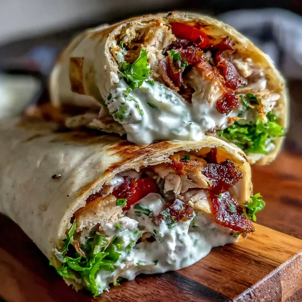 Hähnchen Shawarma Protein Wrap