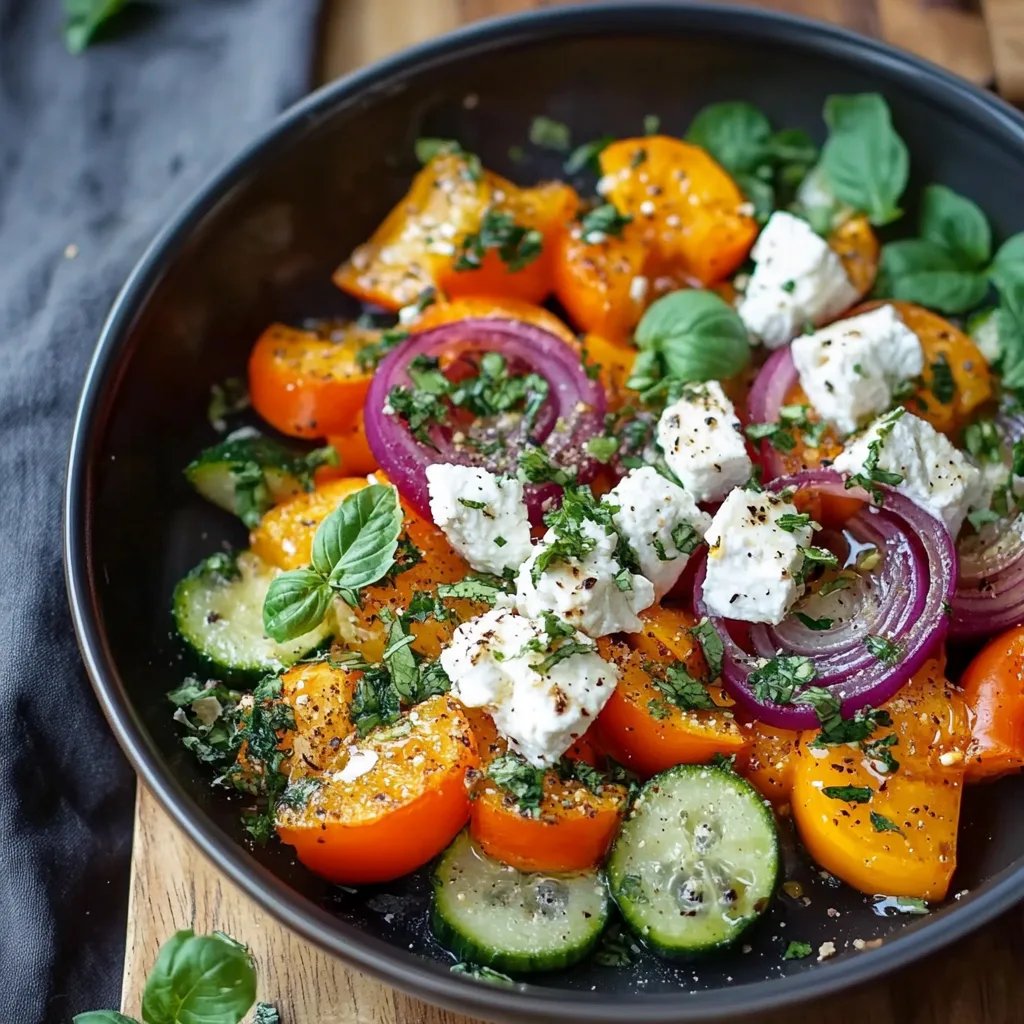 Ofen-Kürbis mit Feta