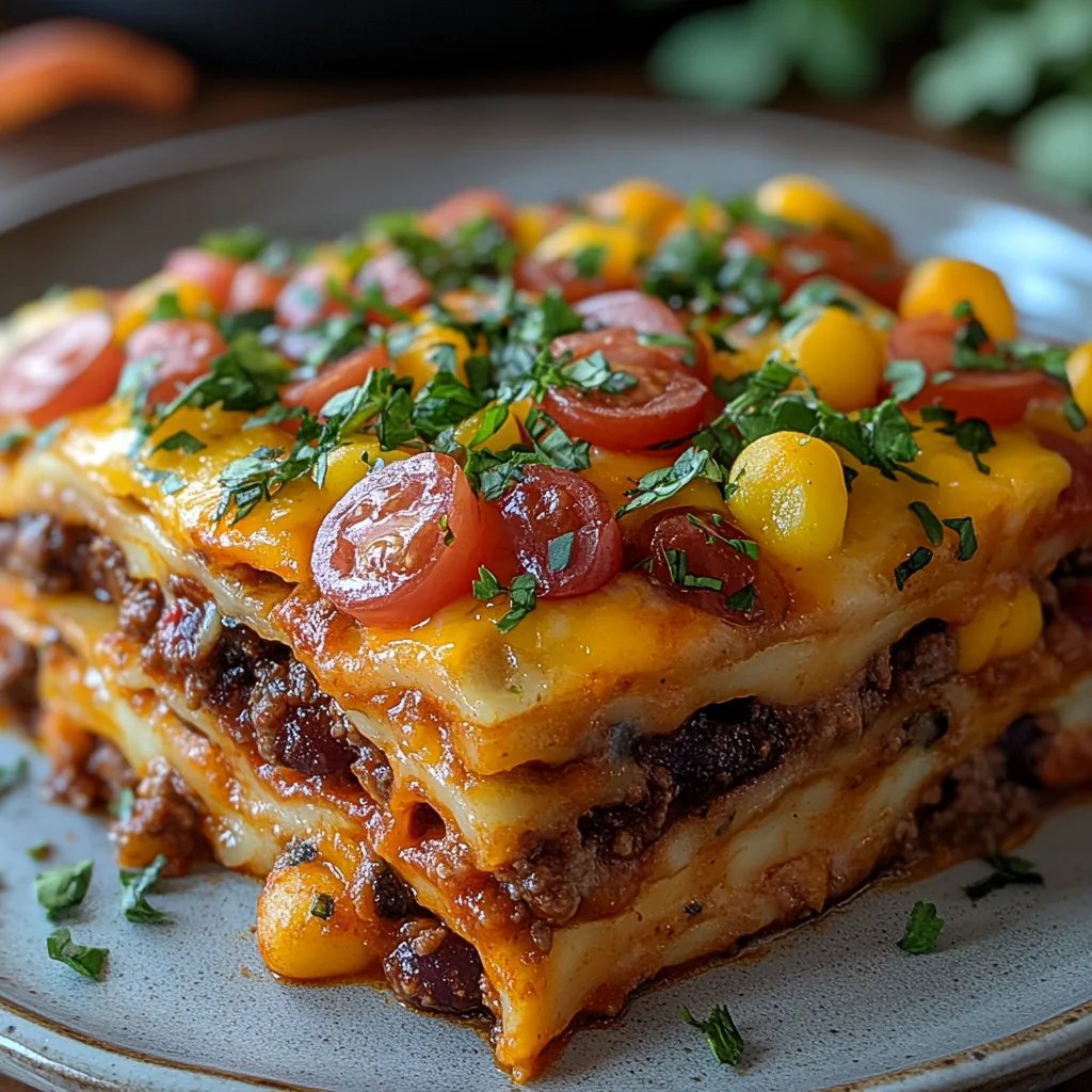 Einfache mexikanische Lasagne: Ein Unglaublich Ultimatives Rezept für 4 Portionen