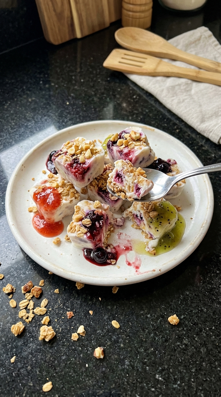 Frozen Joghurt Knusper Häppchen​