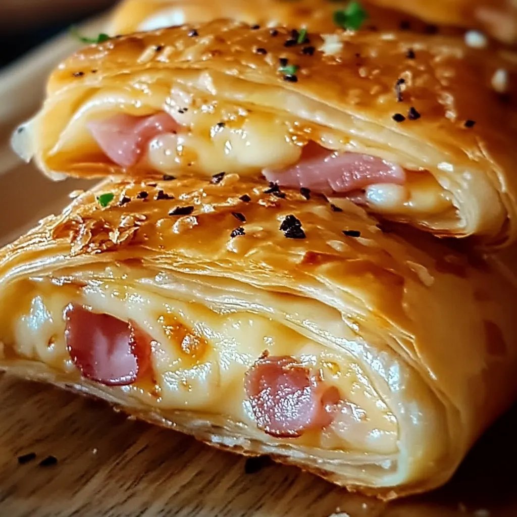 Knusprige Blätterteig-Schinken-Käse: Ein Unglaubliches Ultimatives Rezept mit 5 Zutaten