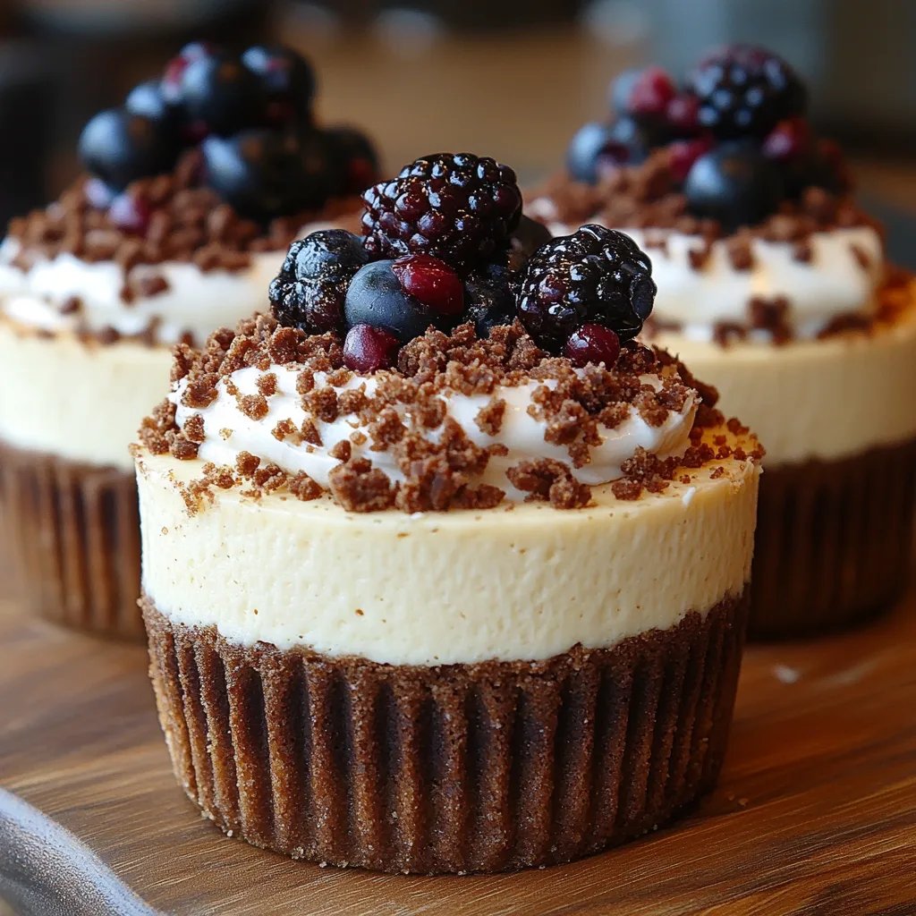 Mini vegane Käsekuchen: Ein unglaublich ultimativer Genuss für 12 Portionen