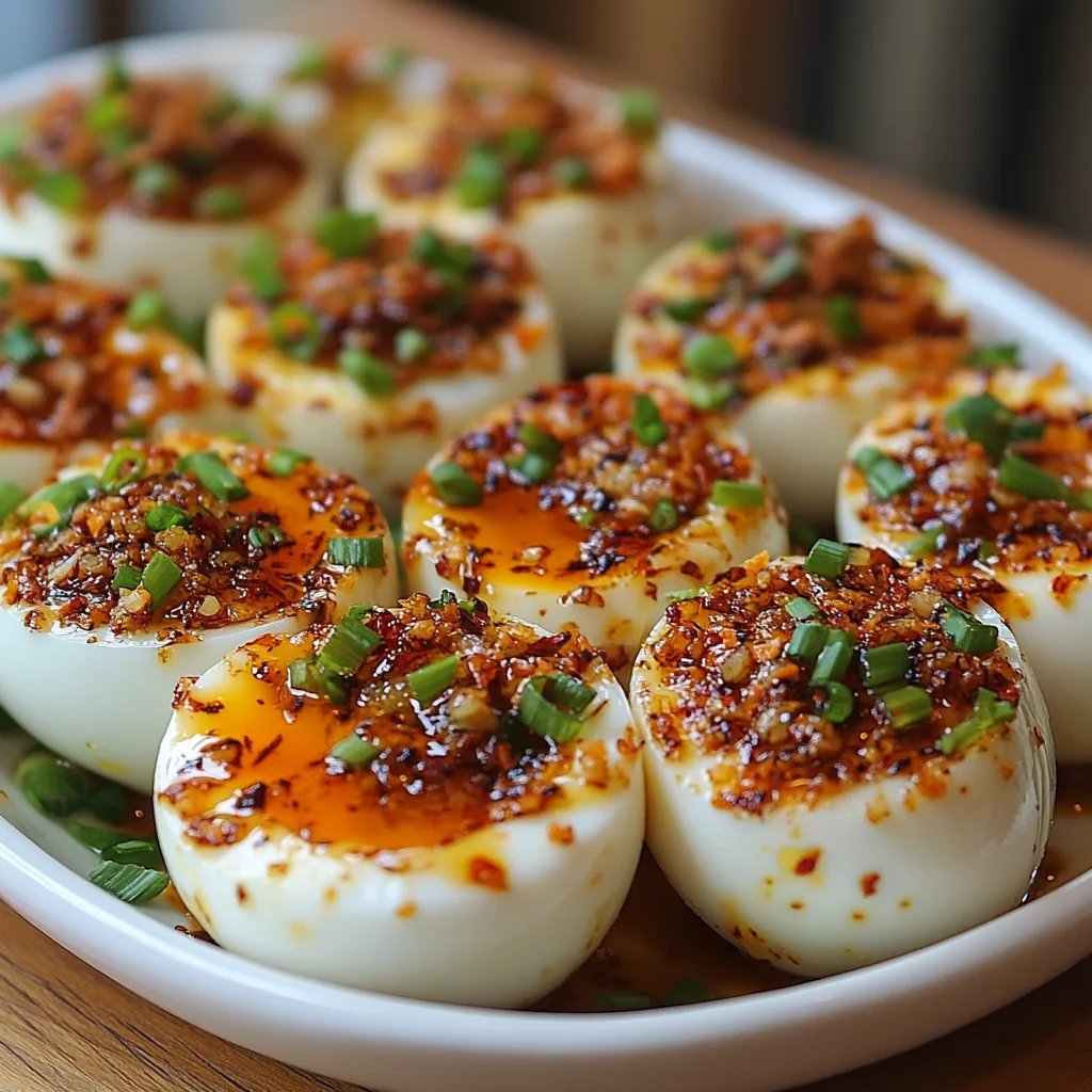 Würzige Teufelseier mit Chili und Knoblauch: Ein Unglaubliches Ultimatives Rezept für 6 Portionen