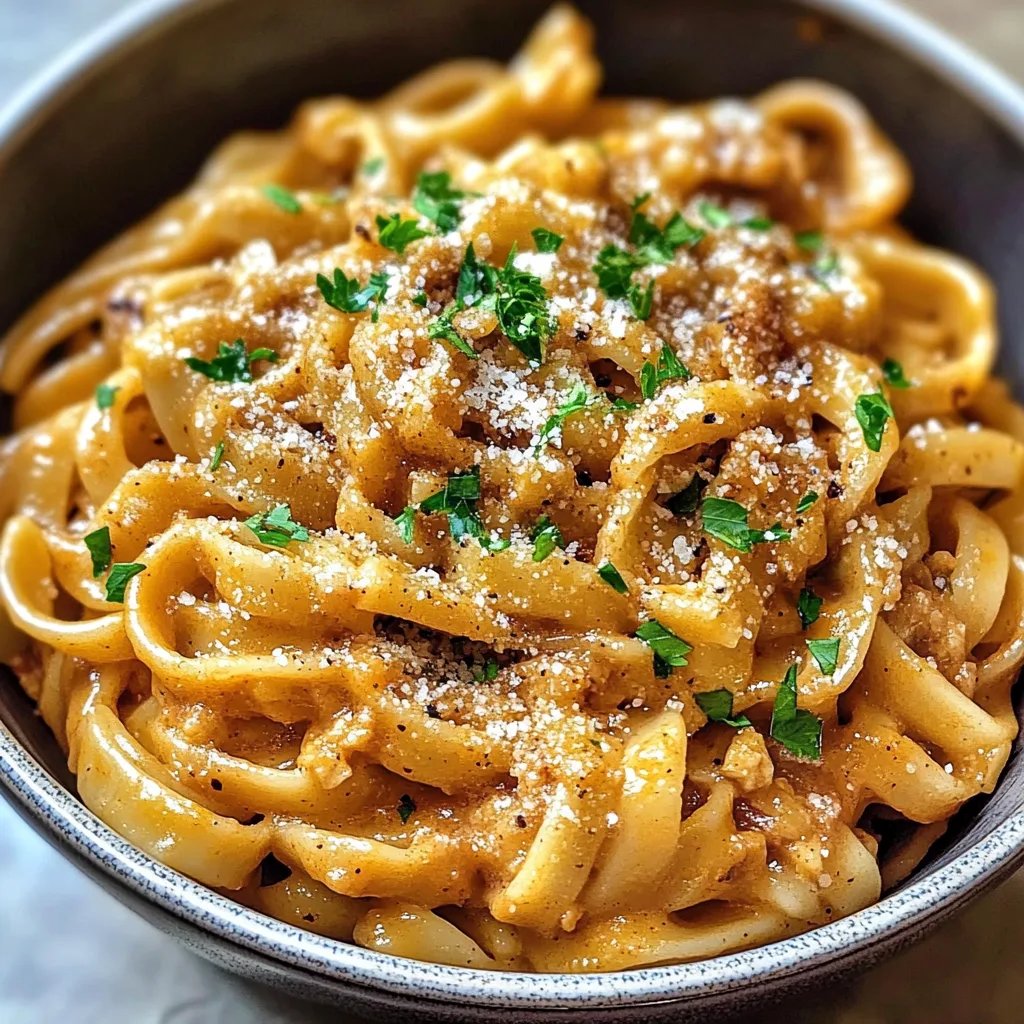 Französische Zwiebelnudeln aus einem Topf: Eine Unglaubliche Ein-Pot-Rezept
