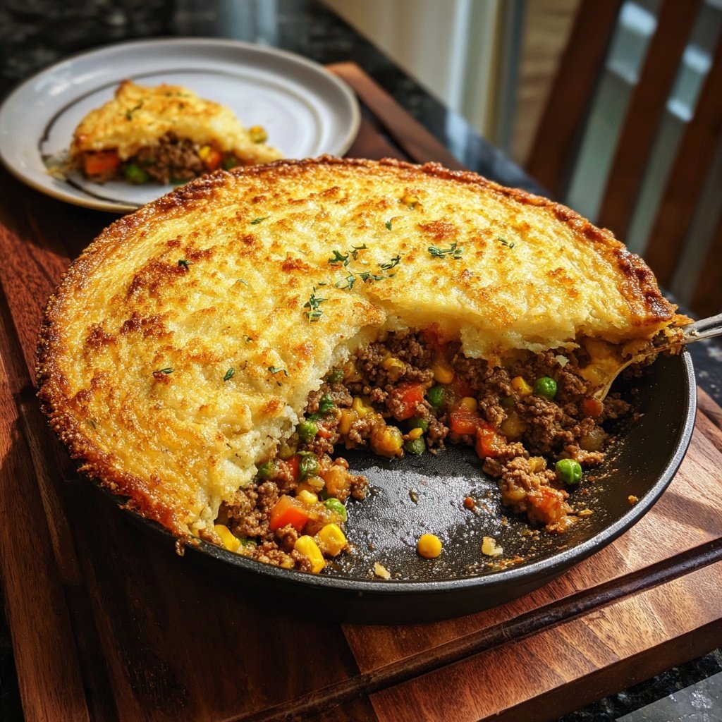 Würziges Shepherd's Pie mit Hackfleisch