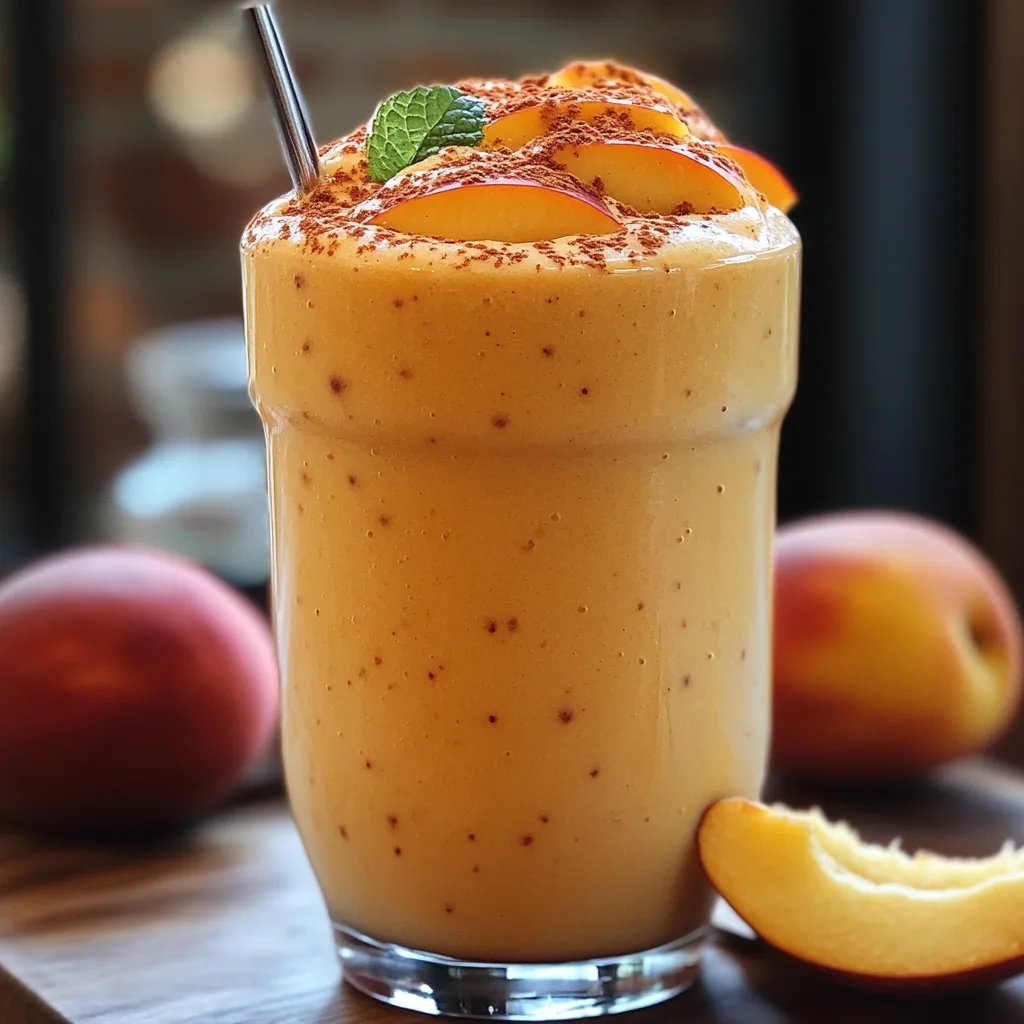 Erfrischende hausgemachte Pfirsich-Slurpees: Ein Unglaublich Ultimatives Rezept für den Sommer