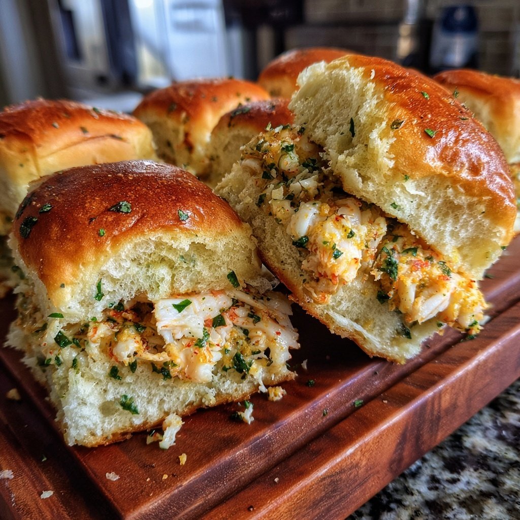 Knoblauchbutter Hummer Sliders