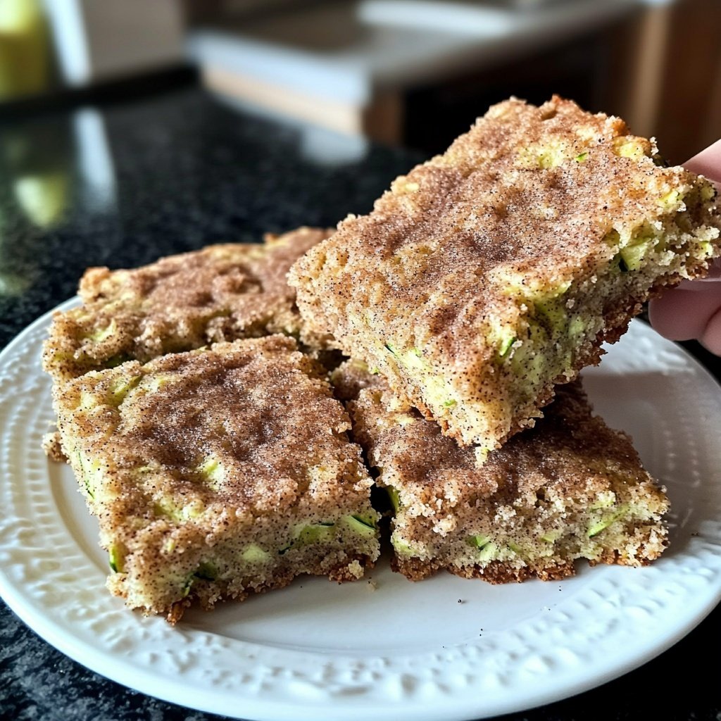 Zucchini Snickerdoodle Riegel